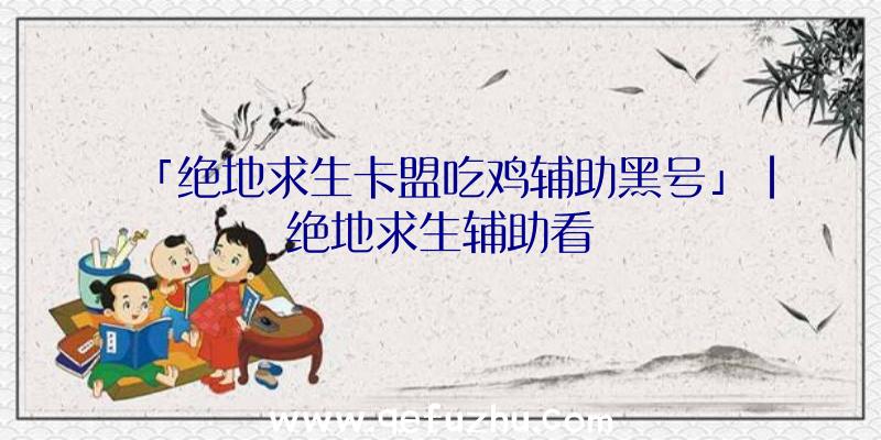 「绝地求生卡盟吃鸡辅助黑号」|绝地求生辅助看